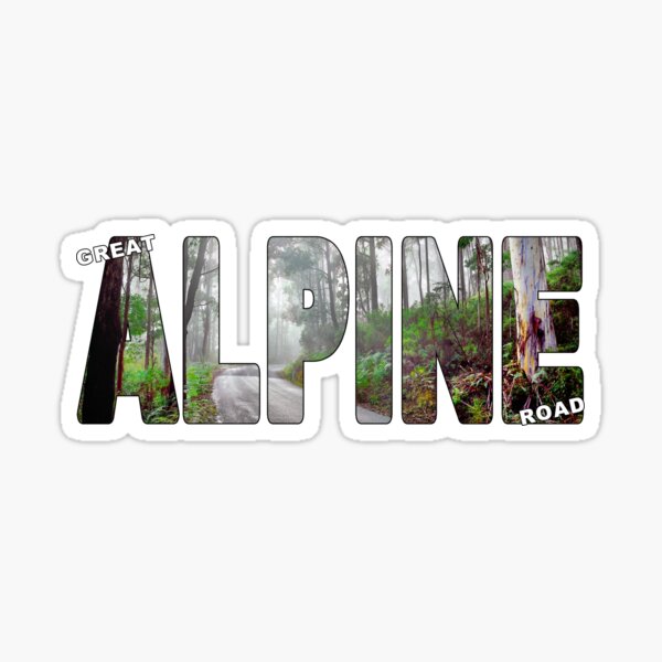 Item preview, GREAT ALPINE ROAD - VIC High Country Australia in Fog Cloud designed and sold by Adam Gormley.