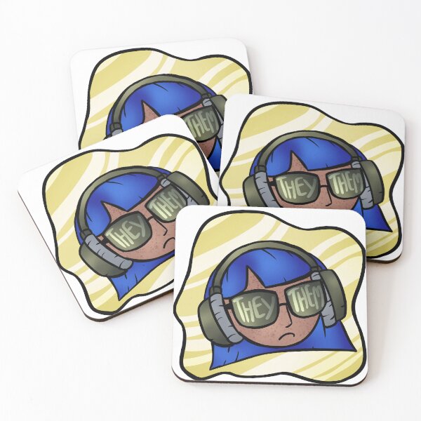 Item preview, THEY/THEM Yellow designed and sold by SandTrap Sorcery.