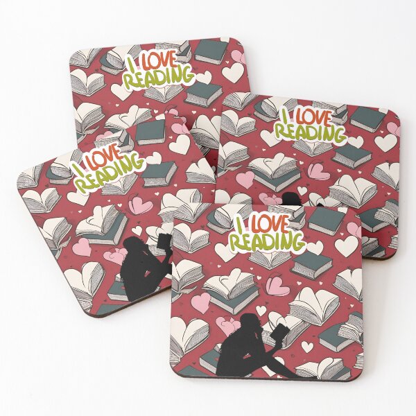 Item preview, I Love Reading, Book Lover  designed and sold by FroggyFly Designs.
