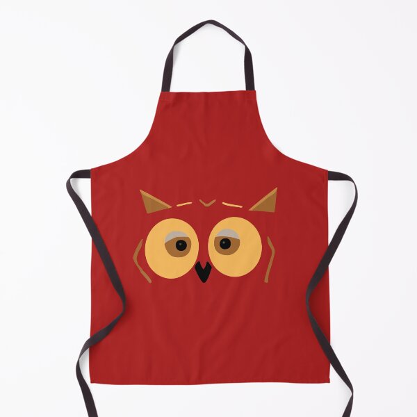 Item preview, Whimsical Wisdom Owl - Red Background designed and sold by pen-art-ink.