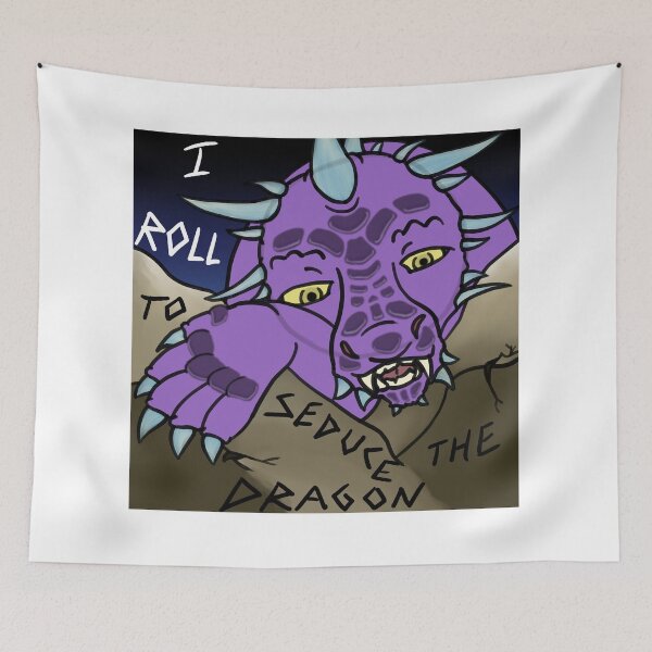Item preview, I Roll to Seduce The Dragon designed and sold by Chrontius.