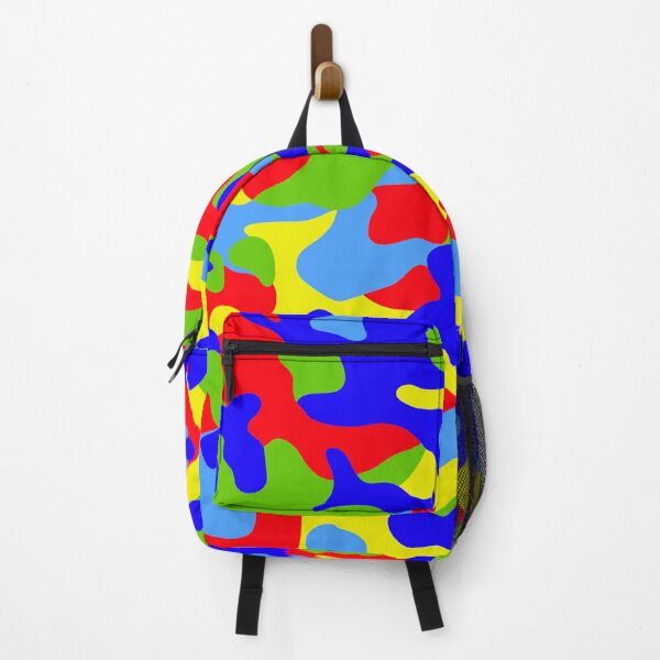 Item preview, Primary Color Kids Camo designed and sold by Chad K Art.