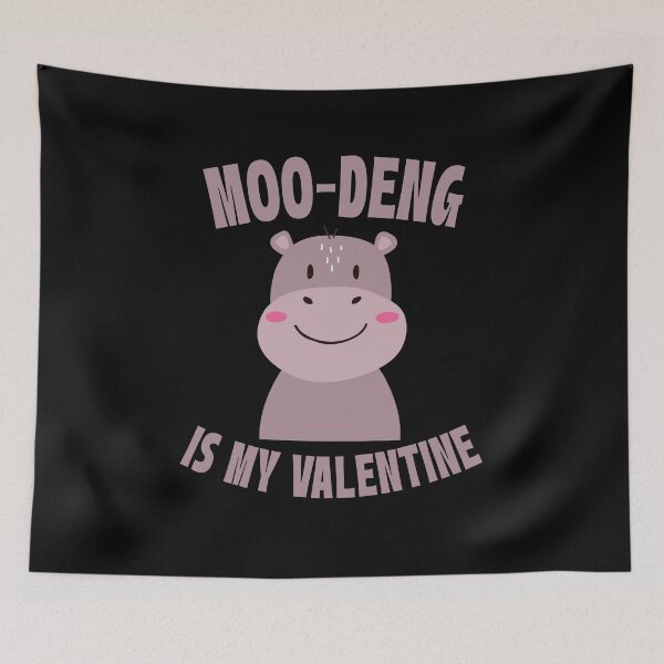 Item preview, Moo-Deng is my Valentine designed and sold by 87-Aesthetics.