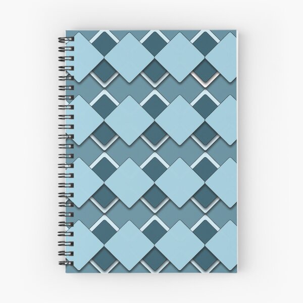 Item preview, Sky Blue Square and Diamond Checkered Pattern designed and sold by amgraphics.
