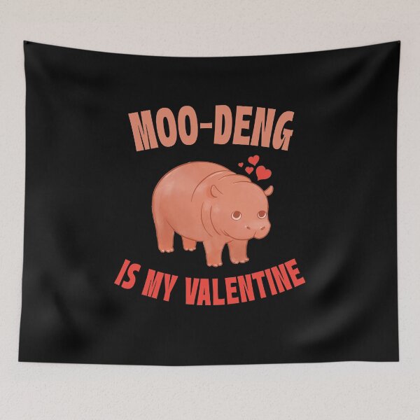 Item preview, Moo-Deng is my Valentine designed and sold by 87-Aesthetics.