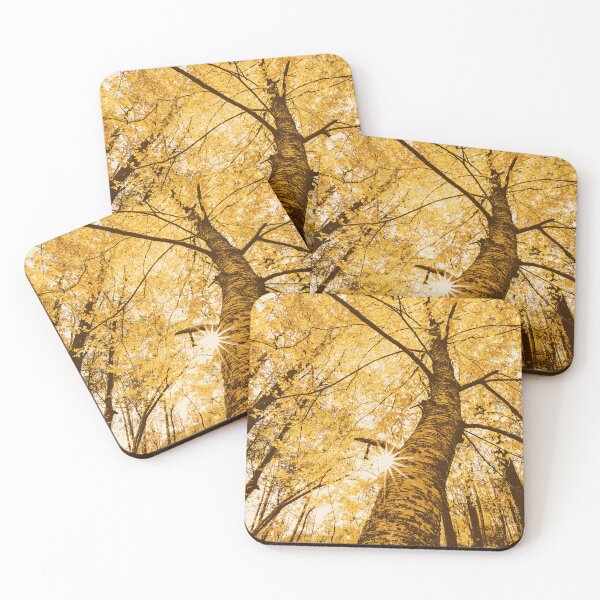 Item preview, Birch Tree and Forest Landscape Art Screen Print designed and sold by Chad K Art.