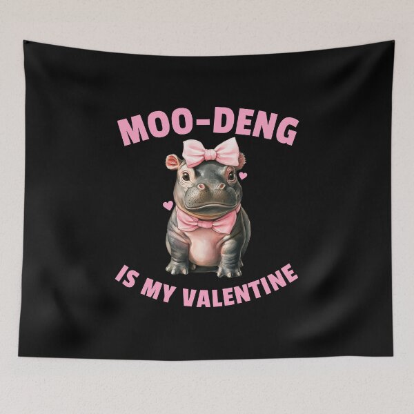 Item preview, Moo-Deng is my Valentine designed and sold by 87-Aesthetics.