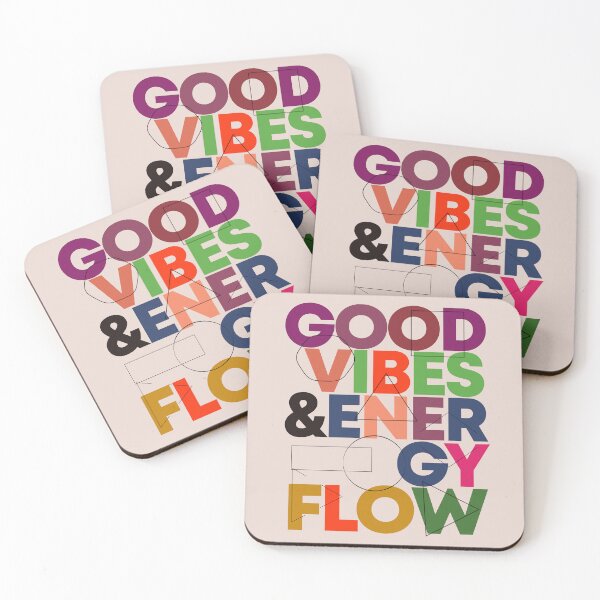 Item preview, GOOD VIBES & ENERGY FLOW designed and sold by alegnacreates.