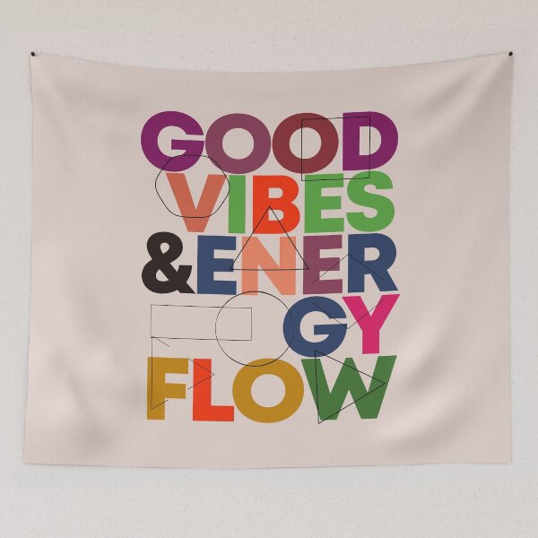Item preview, GOOD VIBES & ENERGY FLOW designed and sold by alegnacreates.