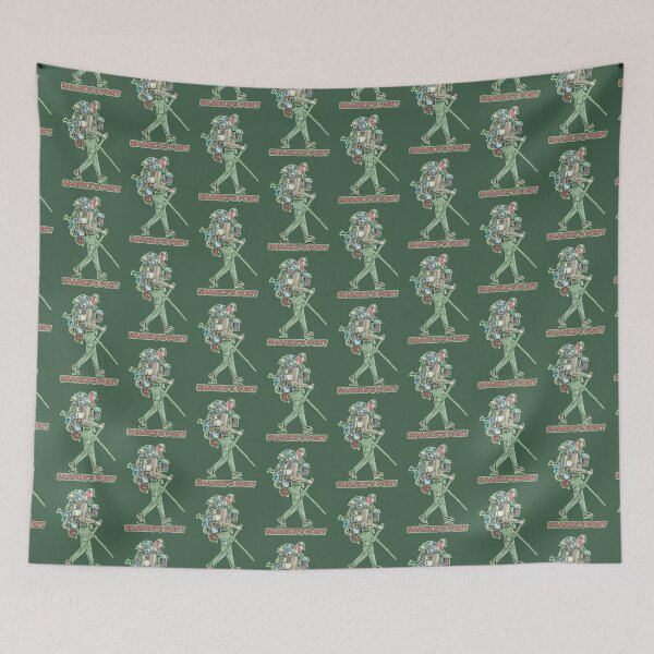 Item preview, Shanks's pony slang for walking hiker designed and sold by piedaydesigns.