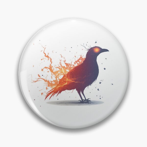 Item preview, Fiery Crow designed and sold by AuraBinge.