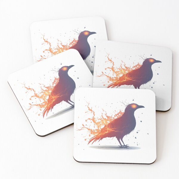 Item preview, Fiery Crow designed and sold by AuraBinge.