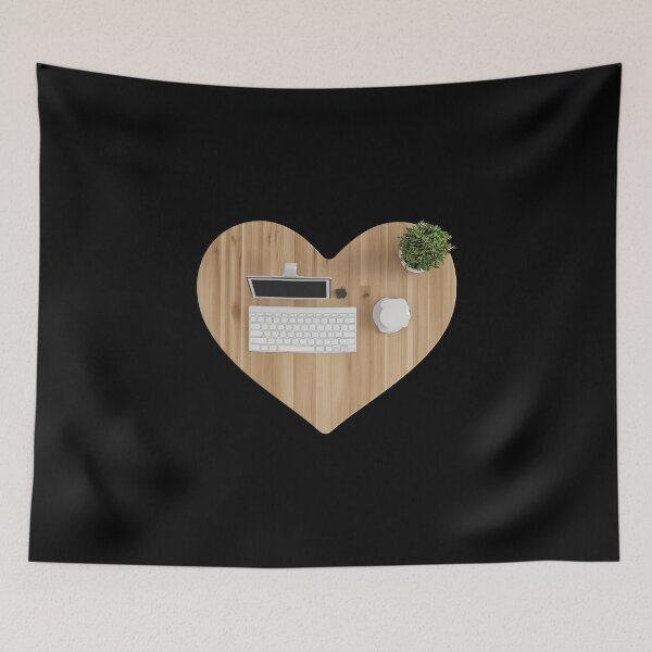 Item preview, Heart Shaped Desk Heart Design designed and sold by FWLKIT.