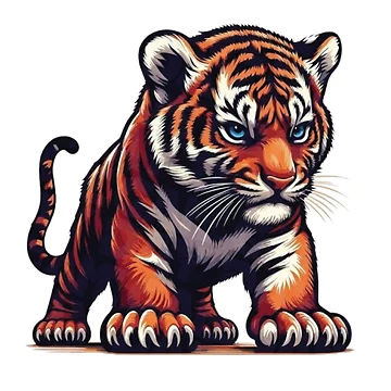 Artwork thumbnail, TigerSticker by hsstudio2025