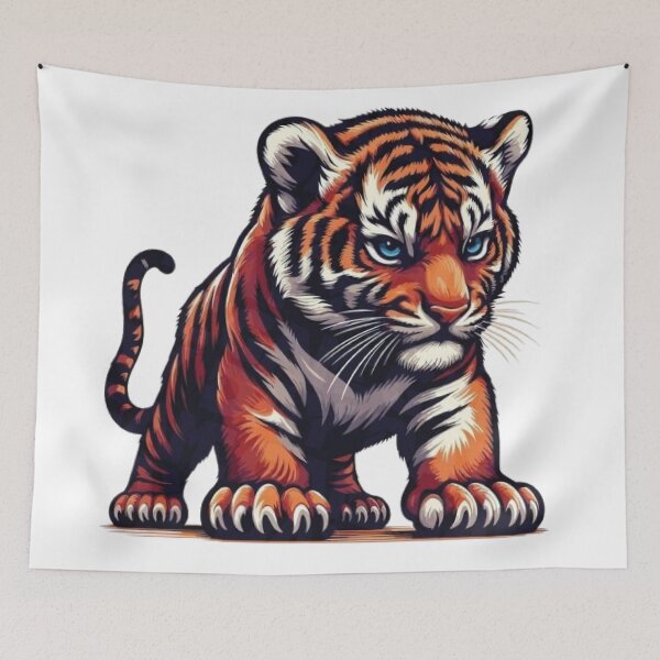 Item preview, TigerSticker designed and sold by hsstudio2025.
