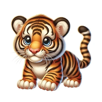Artwork thumbnail, TigerSticker by hsstudio2025