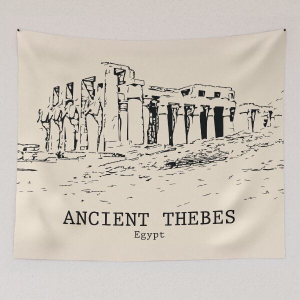 Item preview, Ancient Thebes - Egypt designed and sold by Lakeric Cityscapes.
