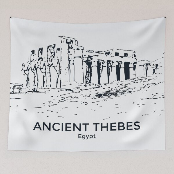 Item preview, Ancient Thebes - Egypt designed and sold by Lakeric Cityscapes.