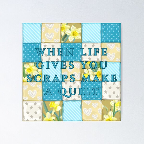 Item preview, When Life Gives You Scraps, Make a Quilt - Funny Quilter designed and sold by Wiss2Arts.