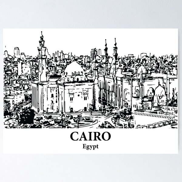 Item preview, Cairo - Egypt designed and sold by Lakeric Cityscapes.