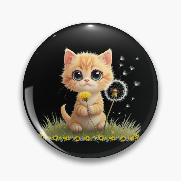 Item preview, Dandelion Kitten designed and sold by Crazy Before Cats.