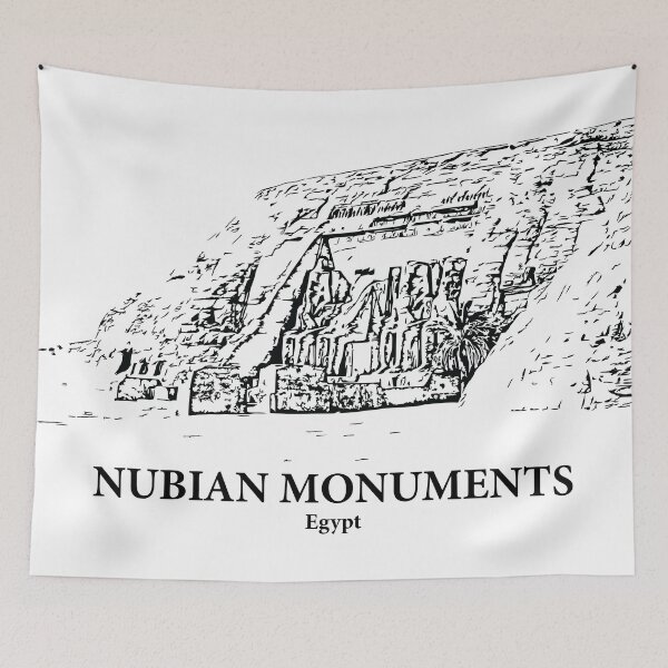 Item preview, Nubian Monuments - Egypt designed and sold by Lakeric Cityscapes.