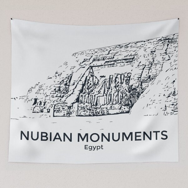 Item preview, Nubian Monuments - Egypt designed and sold by Lakeric Cityscapes.