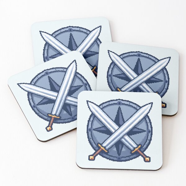 Item preview, Pixel Sword & Shield: Crossed Combat designed and sold by Jollys-ArtShop.