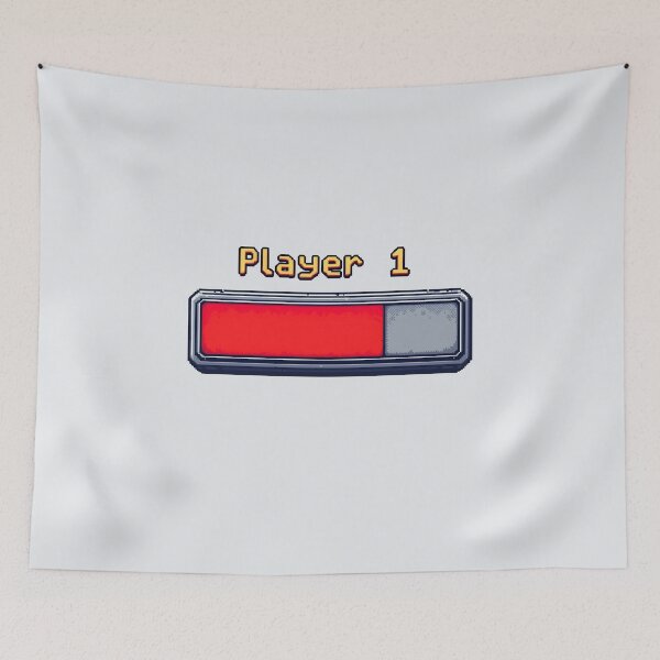 Item preview, Health Bar: Player 1 designed and sold by Jollys-ArtShop.