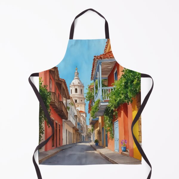 Item preview, Cartagena Colombia Watercolor designed and sold by Magnolia Valley Art.