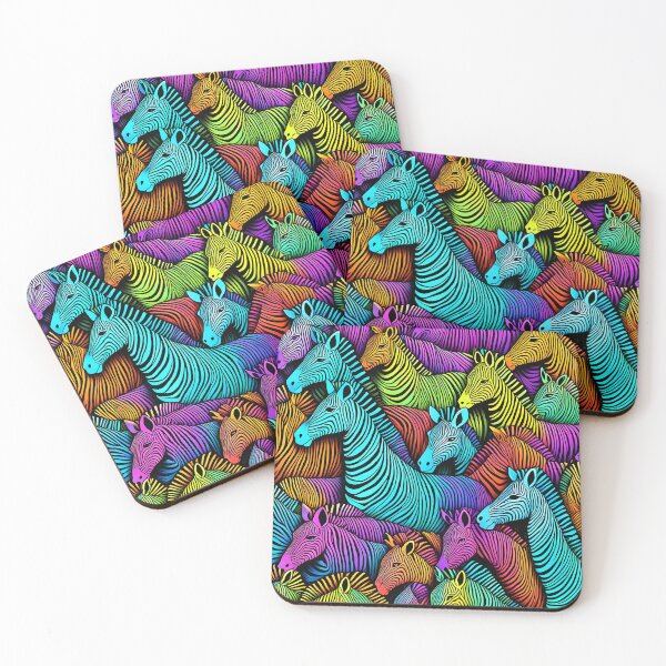 Item preview, Psychedelic Zebras designed and sold by Paw's Arts.