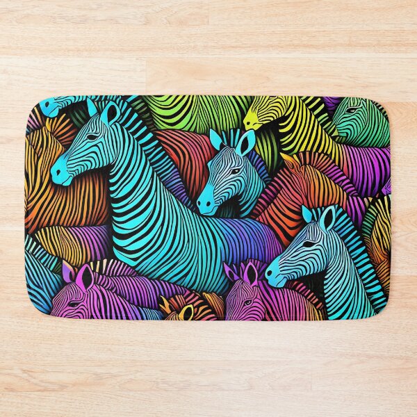 Item preview, Psychedelic Zebras designed and sold by Paw's Arts.