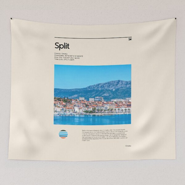Item preview, Visit Split, Croatia (Travel poster) designed and sold by RabbitK.