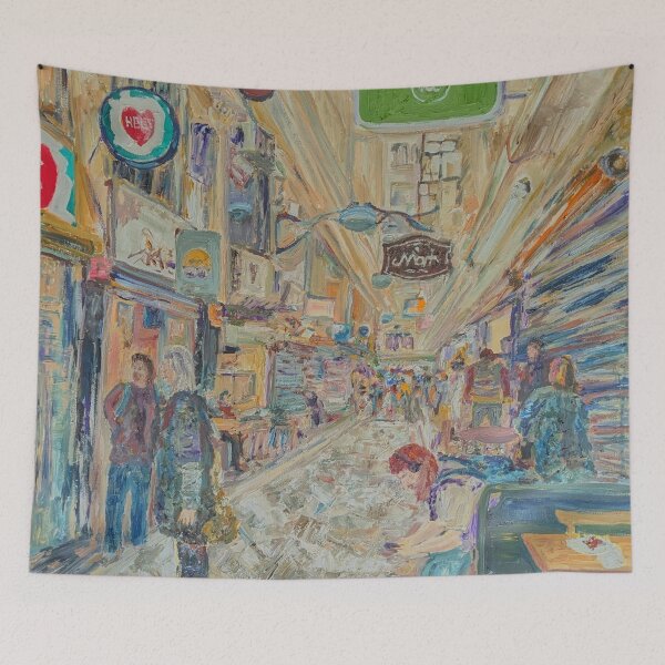 Item preview, Centre Place, Melbourne laneway Original Oil Painting designed and sold by martydav.