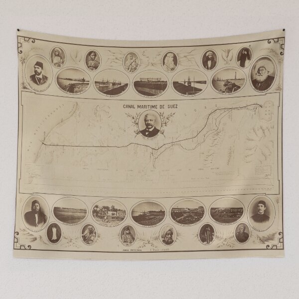 Item preview, Map of the Suez Canal designed and sold by LegacyPressCo.
