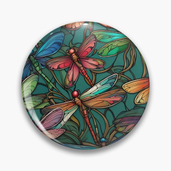 Item preview, Dragonfly Rush A Swarm Of Colorful Dragonflies designed and sold by Glimmersmith.