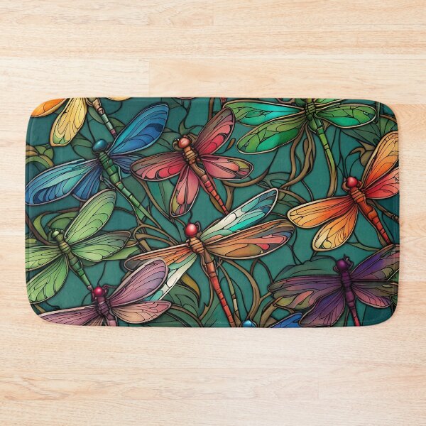 Item preview, Dragonfly Rush A Swarm Of Colorful Dragonflies designed and sold by Glimmersmith.