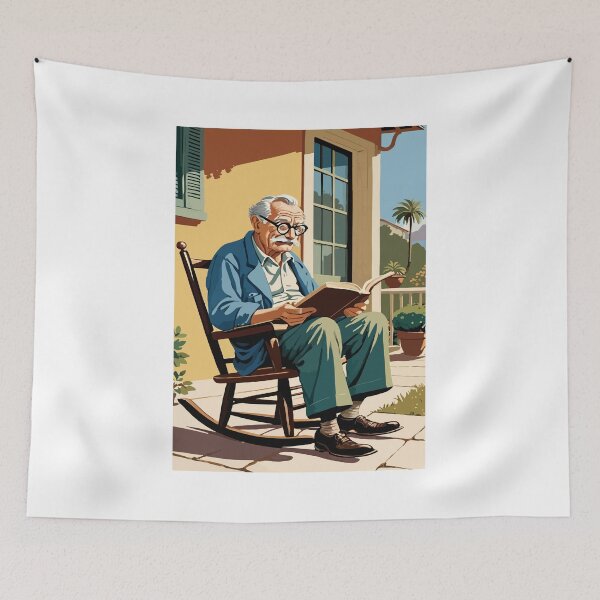 Item preview, A quiet and favorite corner for the elderly. designed and sold by Whose-sweat.