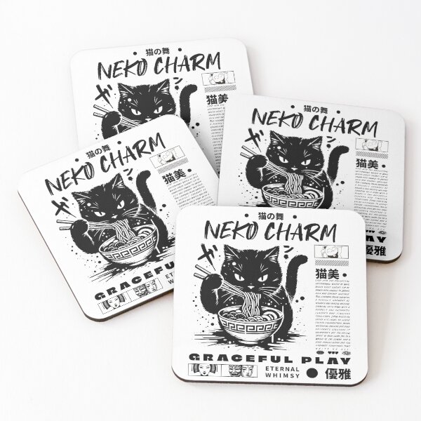 Item preview, Lucky Neko Cat Charm Design designed and sold by 3T3rnalArts.
