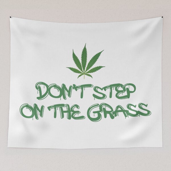 Item preview, Don't step on the grass designed and sold by Relics Of The Day.