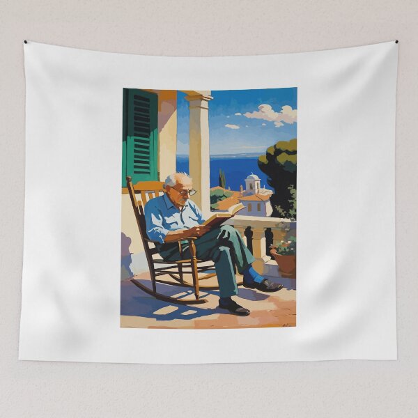 Item preview, A quiet and favorite corner for the elderly. designed and sold by Whose-sweat.