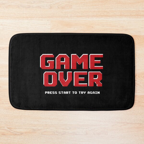 Artikelvorschau, Retro-Game-Over-Bildschirm entworfen und verkauft von Jollys-ArtShop.