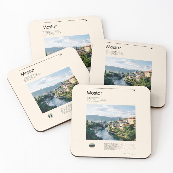 Item preview, Visit Mostar, Bosnia and Herzegovina (Travel poster) designed and sold by RabbitK.
