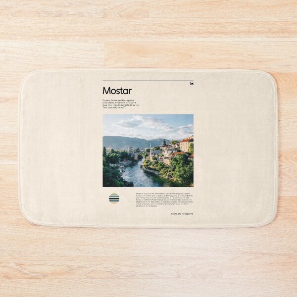 Item preview, Visit Mostar, Bosnia and Herzegovina (Travel poster) designed and sold by RabbitK.