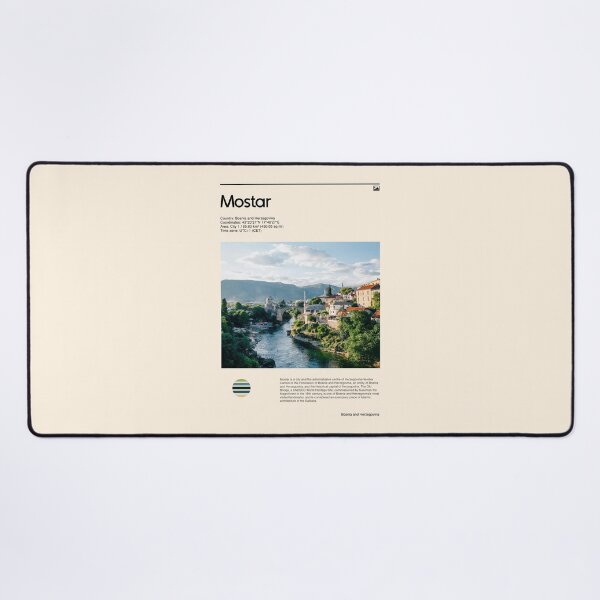 Item preview, Visit Mostar, Bosnia and Herzegovina (Travel poster) designed and sold by RabbitK.