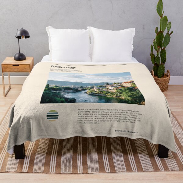 Item preview, Visit Mostar, Bosnia and Herzegovina (Travel poster) designed and sold by RabbitK.