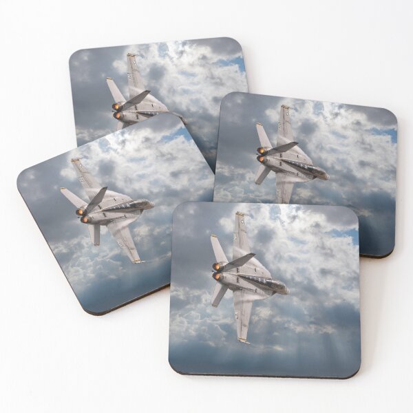 Item preview, Fighter plane flying through the clouds with afterburners on designed and sold by blindphotog.