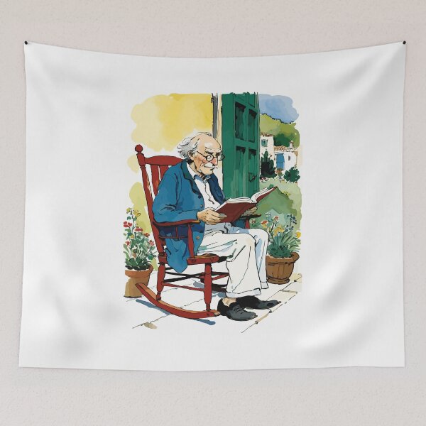 Item preview, A quiet and favorite corner for the elderly. designed and sold by Whose-sweat.