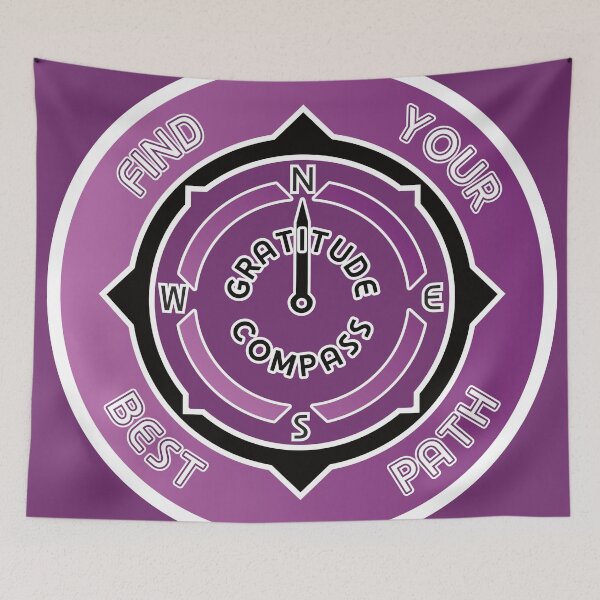 Item preview, Gratitude Compass: Find Your Best Path designed and sold by FlyfolkDesign.