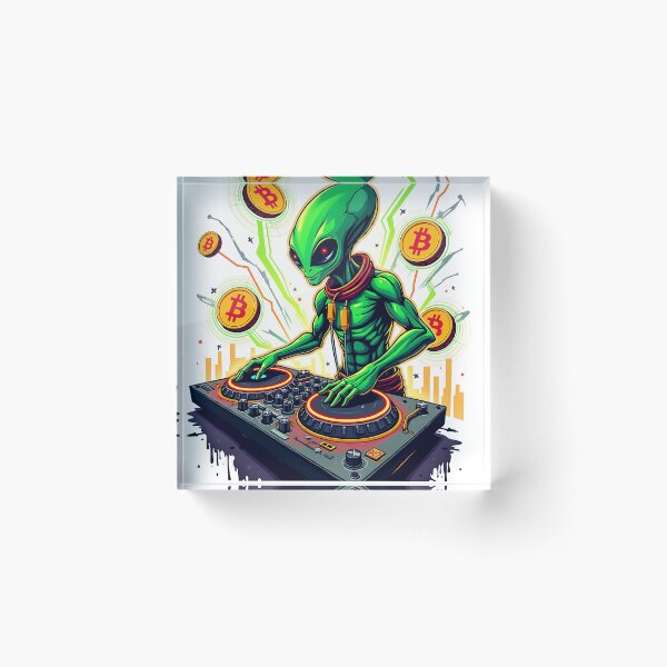 Item preview, Bitcoin Wave Surfing the Crypto Future designed and sold by RadDeck.